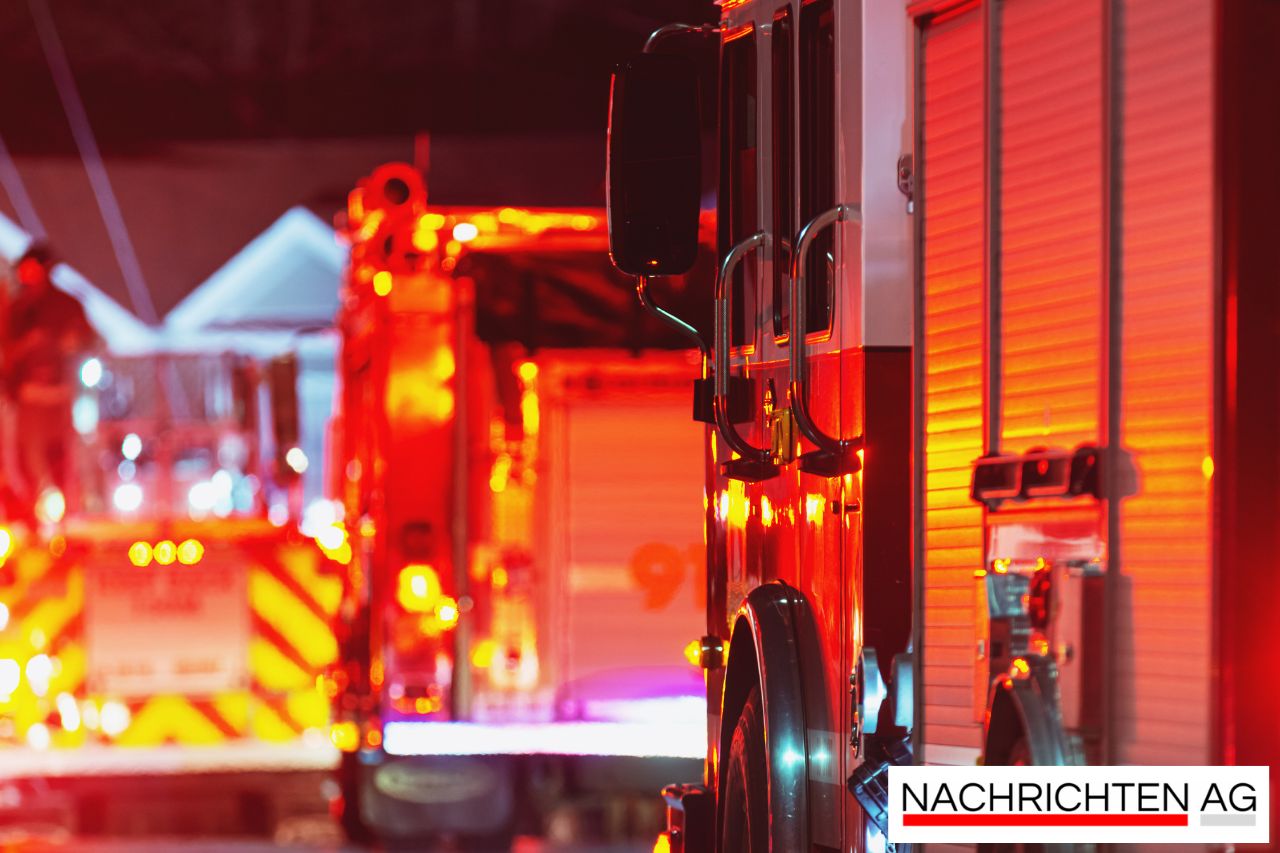 Lagerhalle in Neuendorf lichterloh in Flammen – Verdacht auf Brandstiftung!