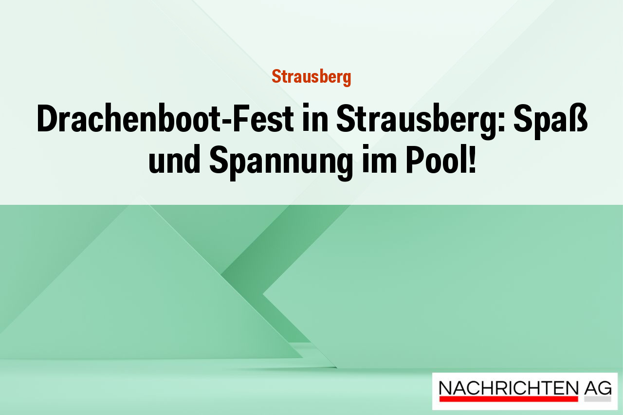 Drachenboot-Fest in Strausberg: Spaß und Spannung im Pool!