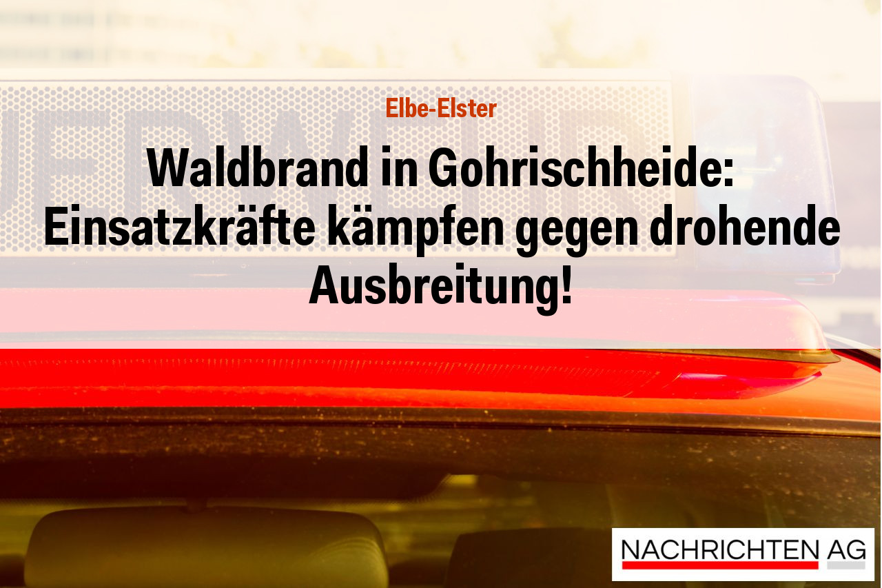 Waldbrand in Gohrischheide: Einsatzkräfte kämpfen gegen drohende Ausbreitung!